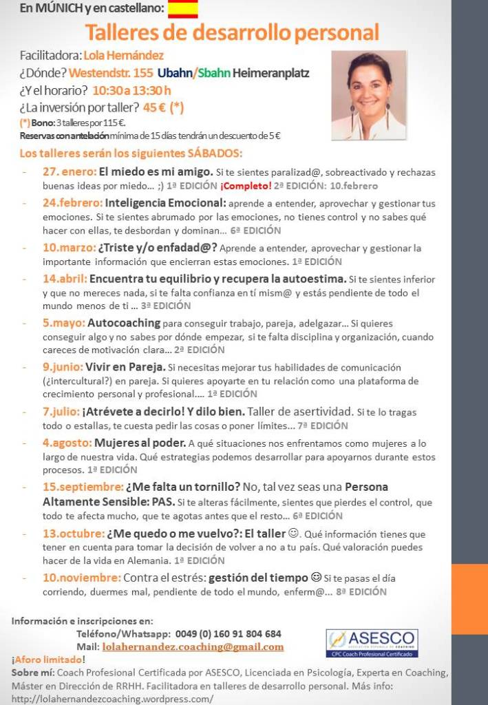 Folleto talleres MUC