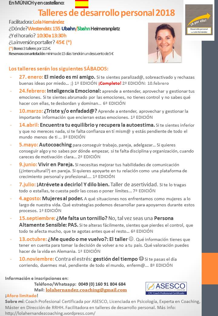 Folleto talleres MUC