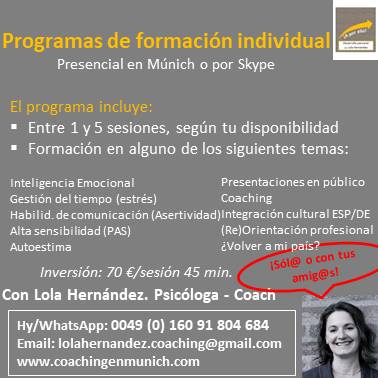 Programa formación individual